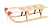 Globus Baumarkt: Holzschlitten Davos (100 x 34,5 x 25 cm) für 44,00 € inkl. Versands tatt 52,99 €