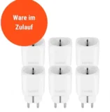 Hombli Smart Plug WLAN Steckdose EU weiß, 6er Pack