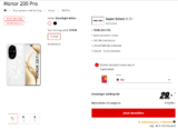 MediaMarkt Tarifwelt: Honor 200 Pro + McAfee LiveSafe Device Attach + Super Select M On 30 GB 5G 30 GB 5G für 12,99 € / Monat + 63,94€ einmalig