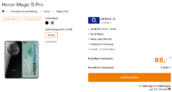 Saturn Tarifwelt: Honor Magic 5 Pro + o2 Basic 25 mit 30 GB LTE für 24,99 € / Monat + 127,99 € einmalig