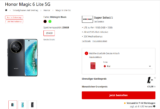 MediaMarkt Tarifwelt: Honor Magic 6 Lite 5G + McAfee LiveSafe Device Attach + Super Select S 10 GB LTE für 9,99 € / Monat + 35,94 € einmalig