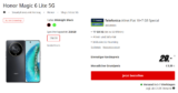 MediaMarkt Tarifwelt: Honor Magic 6 Lite 5G + freenet Telefonica Allnet Flat 17 GB 5G für 9,99 € / Monat + 35,94 € einmalig