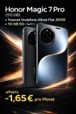 MediaMarkt Tarifwelt: Honor Magic 7 Pro (512 GB) + freenet Vodafone Allnet Flat 20GB (Tarif 1) + 10 GB 5G (Tarif 2) für 24,98 € / Monat + 46,94 € einmalig
