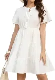 Hotouch Damen Sommerkleid Mit Rundhals (4 Farben, Gr. S Bis Xl) Für 17,39 € Inkl. Prime-Versand (Statt 28,99 €)