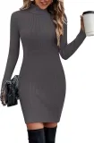 Hotouch Damen Winter Strickkleid (6 Farben, Gr. S bis XXL) für 19,49 € inkl. Prime-Versand (statt 29,99 €)