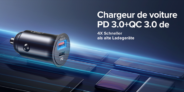 INIU 30W USB A Charger fürs Auto für 4,31 € inkl. Prime-Versand
