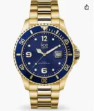 Ice-Watch – ICE steel Gold blue für 35,00 € inkl. Prime-Versand (statt 69,00 €)