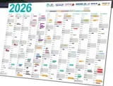 Gratis: Börsenkalender 2026 (A3) kostenlos bestellen 📅📈