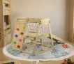 Juskys Indoor Klettergerüst für Kinder (mit Rutsche Kletterwand & Zubehör) für 101,99 € inkl. Versand (statt 199,99 €)