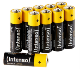 Intenso Energy Ultra AA Mignon LR6 Alkaline Batterien 10er für 1,49 € inkl. Prime-Versand