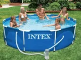 Intex 28202GN Metal Frame Pool – Ø 305 x 76 cm mit Filterpumpe für 49,25 € inkl. Prime-Versand (statt 69,00 €)