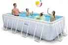 Intex 4m x 2m x 1m Chevron Prism Rectangular Pool Set Set-up Size: 4.00m x 2.00m x 1.00m (26780GN) für 359,99 € inkl. Versand (statt 455,00 €)