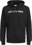 JACK & JONES Male Kapuzenpullover Logo Kapuzenpullover (Gr. XS bis 3XL) ab 16,74 € inkl. Prime-Versand (statt 22,98 €)