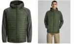 JACK & JONES Herren Steppjacke (Gr. S-L) für 15,99 € [Prime] statt 30,00 €