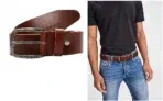 JACK & JONES male Ledergürtel (verschiedene Größen) für 12,99 € [Prime] statt 17,34 €