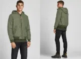 Jack & Jones Bomberjacke Flynn Hodded Bomber (Gr. XS – XXL)