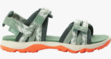 Jack Wolfskin Unisex Kinder Sandale Mint Leaf für 19,98 € inkl. Prime Versand (statt 30,94 €)