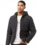 JACK AND JONES Herren Puffajacke Schwarz für 30,98€ inklusive Versand