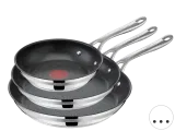 Jamie Oliver by Tefal Cook‘ Smart Bratpfannen-Set (Ø 20 cm Ø 24 cm  Ø 28 cm) für 70,90 € inkl. Versand (statt 99,90 €)