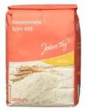 Jeden Tag Weizenmehl Type 405, 1kg für 0,79 €