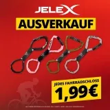 Jelex Dr.Security Fahrradschloss (5 Farben) für 1,99 € zzgl. 4,95 € inkl. Versand