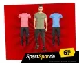 JELEX Sportinator Herren Fitness-Set 3-teilig (3 Farben, Gr. M bis 2XL) für 11,61 € Versand