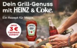 Coca Cola & Heinz Produkte für 9 € kaufen und 3€ Cashback bekommen
