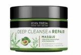 John Frieda – Deep Cleanse & Repair Maske / Kur – Inhalt: 250 ml – Mit Hanfsamen-Öl + nährender Avocado ab 3,35 € inkl. Versand (statt 7,99 €)