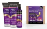 John Frieda Frizz Ease Wunder Reparatur Vorteils-Set – Shampoo, Conditioner, Sofort-Pflege-Spray und MegRhythm Augenmaske für 15,16 € inkl. Prime-Versand (statt 19,99 €)