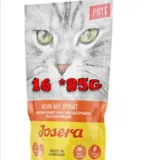 16 * 85g Josera Cat Pate Huhn mit Spinat für 6,49 € inkl. Versand