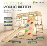 Juskys Maxi Klettergerüst für Kinder (mit Rutsche Kletterwand & Schaukel) für 194,99 € inkl. Versand (statt 269,99 €)
