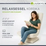 Juskys Relaxsessel Korsika mit Cord (2 Farben)