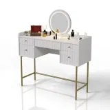 Juskys Schminktisch mit Spiegel Samira für 63,99 € inkl. Versand (statt 99,99 €)