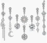 KALVICA 7/8/9 Pcs 14G 316L Chirurgenstahl Bauchnabelpiercing für 2,99 € inkl. Prime-Versand (statt 8,99 €)
