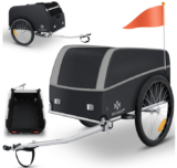 KESSER® Fahrradanhänger Lastenanhänger Transportanhänger 120 Liter für 79,80 € inkl. Prime Versand (statt 125,82 €)