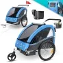 KESSER® Kinderfahrradanhänger Sport-RX 2in1 Jogger & Buggy 5-Punkt-Gurt Sicherheitsgurt 360°  für 133,80 € inkl. Versand (statt 179,80 €)