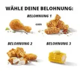 Gratis: kleines KFC Fast Food kostenlos gegen Umfrage