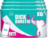 24er Pack Dick & Durstig Küchenrollen 2-lagig
