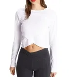 Kangaroos Damen Langarm-Shirt Cropped (Gr. 38 Bis 46 90315813 Weiß) Für 9,99 € Inkl. Versand (Statt 18,35 €)