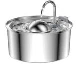 Katzenbrunnen – 3.2L – Edelstahl für 19,99 € inkl. Prime-Versand (statt 29,99 €)