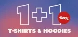 Blue Tomato: 50 % Rabatt auf das zweite Shirt oder den zweiten Hoodie