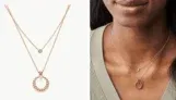 Fossil Kette Georgia Rope Texture mehrreihig  für 25,60 € inkl. Versand (statt 65,00 €)