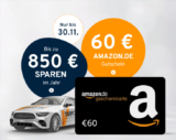 [Stichtag 30.11.] Kfz-Versicherungswechsel + 60 € Amazon Gutschein 🚗 Über Tarifcheck