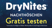 Gratis Testen: DryNites Nachthöschen [Cashback – 7.500 Teilnahmen]