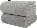 KinHwa 2er Pack Mikrofaser Handtuch (50 x 100cm Grau) für 10,49 € inkl. Prime-Versand (statt 21,00 €)