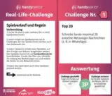 Gratis: Kartenspiel „Handysektor Real-Life-Challenge“