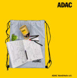 Gratis Kinderset vom ADAC 🎒✏️📖 [ADAC NorNordrhein – Turnbeutel Stifte, Malbuch]