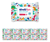 Kindii Fun Feucht-Toilettenpapier – spülbar – 600 Stück. – 10×60 Stk ab 13,68 € inkl. Prime Versand (statt 21,20 €)