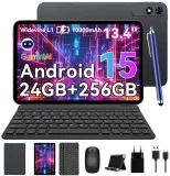 Kingrid T60 Pro Android 15 Tablet-PC mit Tastatur – 13,4 Zoll