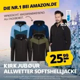Kirkjubøur Herren SOFTSHELLjacke (13 Farben/Modelle, Gr. XS bis 3XL) für 28,94 € inkl. Versand